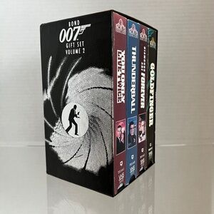 James Bond 007 Gift Set Volume 2 VHS MGM VERY GOOD MINT CONDITION RARE!!